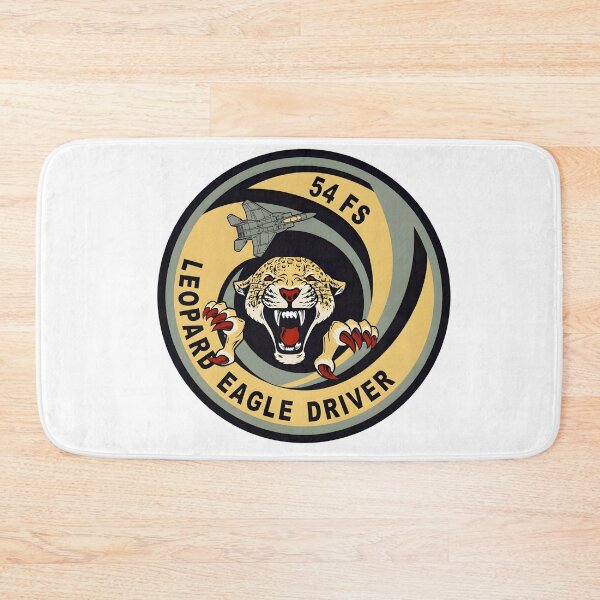 Item preview, 54th Fighter Squadron Leopard Eagle Driver Military Patch designed and sold by CharlieDesings.