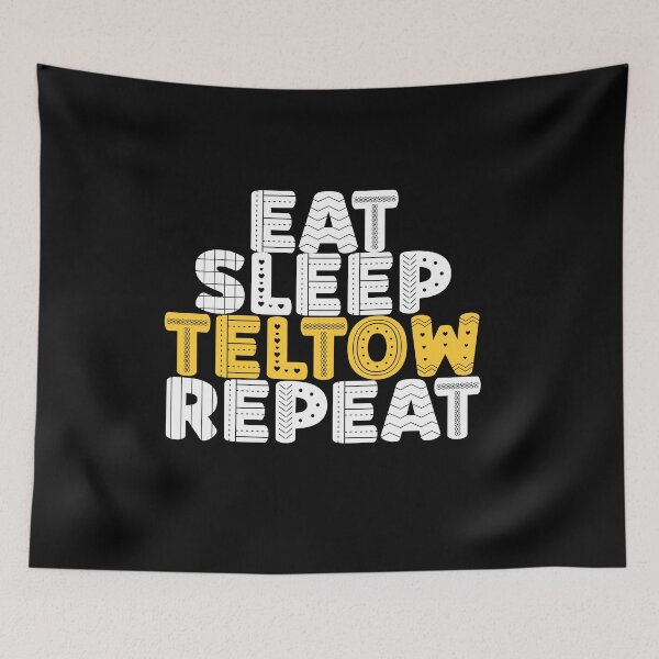 Item preview, Teltow Street Art Design – Retro Typography & Colorful Neon Look designed and sold by lang-popart.