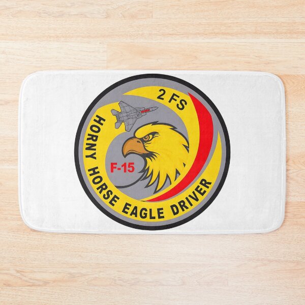 Artikelvorschau, Militäremblem des F-15-Fahrers der 2. Jagdstaffel (Eagle) entworfen und verkauft von CharlieDesings.