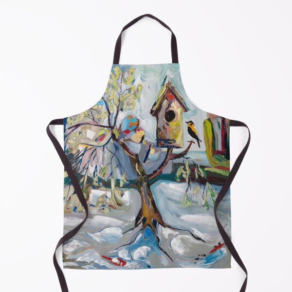 Item preview, The birds have arrived,oil painting. designed and sold by elegantpaterns.