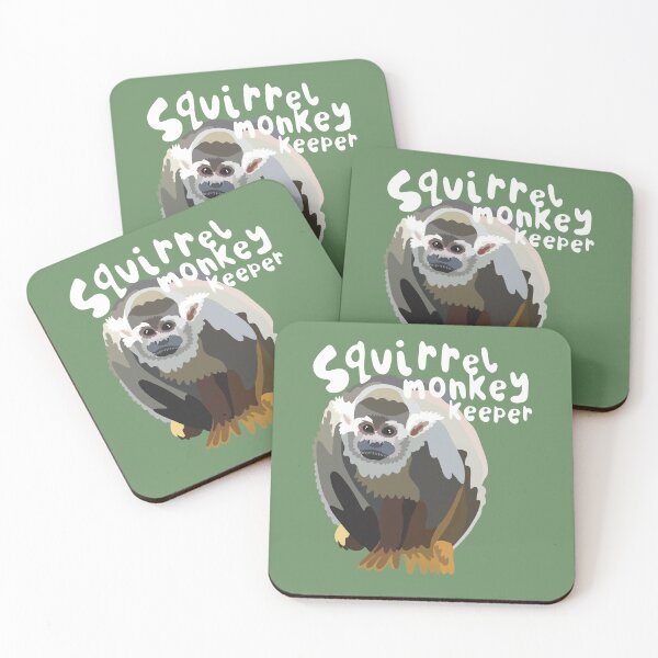 Item preview, Squirrel Monkey Keeper Primate Zookeeper Design designed and sold by PrettylittlepastelUk.
