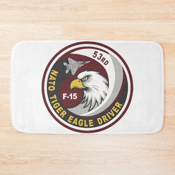 Item preview, NATO Tiger Eagle Driver: 53rd F-15 Military Patch Design designed and sold by CharlieDesings.