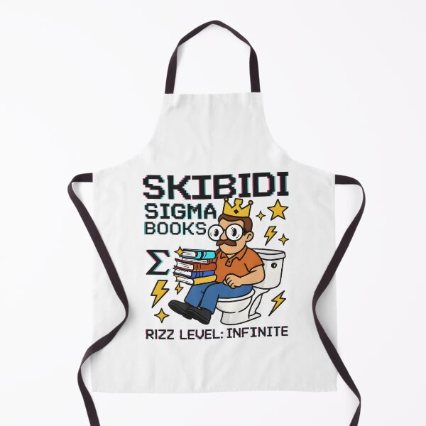 Item preview, Skibidi Sigma Book Rizz Level Infinite Funny Meme Shirt designed and sold by AnnDesignStudio.