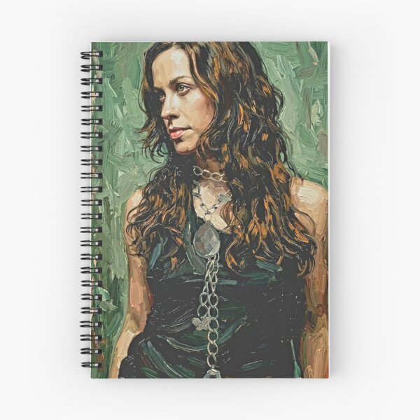 Item preview, Alternative Icon – Alanis Morissette Expressive Oil Portrait designed and sold by Art's Diner.