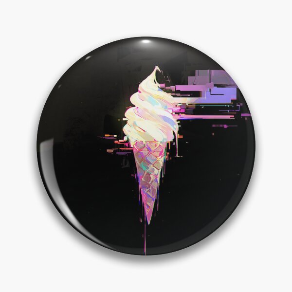Item preview, Dark Glitch Soft Serve Cone designed and sold by Christian Weiss.