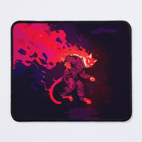 Item preview, Flaming Comet Astronaut Cat designed and sold by Christian Weiss.