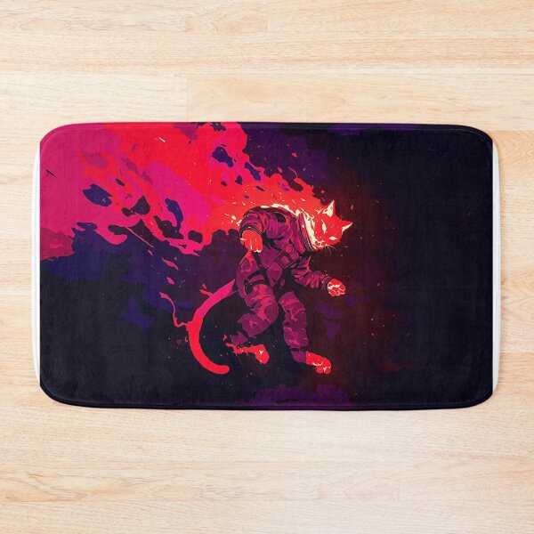 Item preview, Flaming Comet Astronaut Cat designed and sold by Christian Weiss.