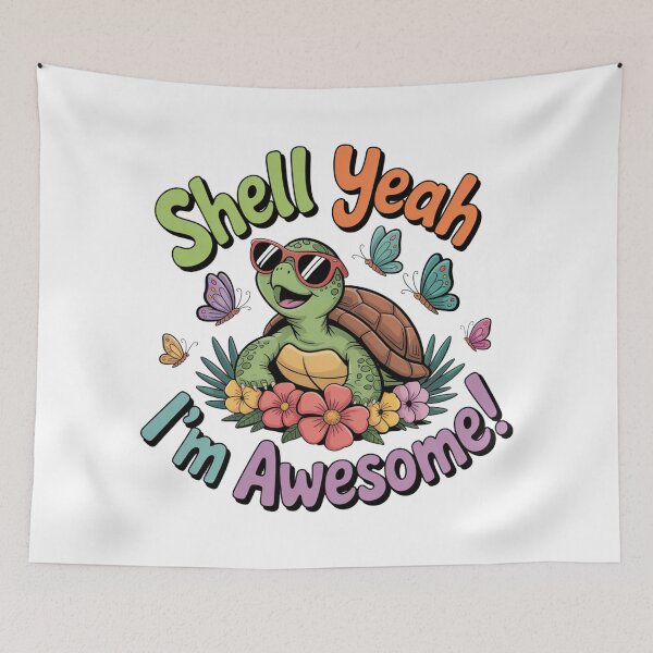 Item preview, Shell Yeah Turtle designed and sold by J-CCreations.