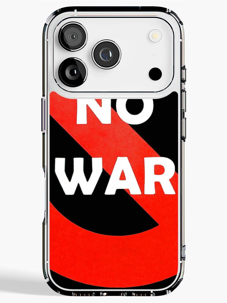 Thumbnail 1 of 5, iPhone Case, No war! designed and sold by RuthFurtado.