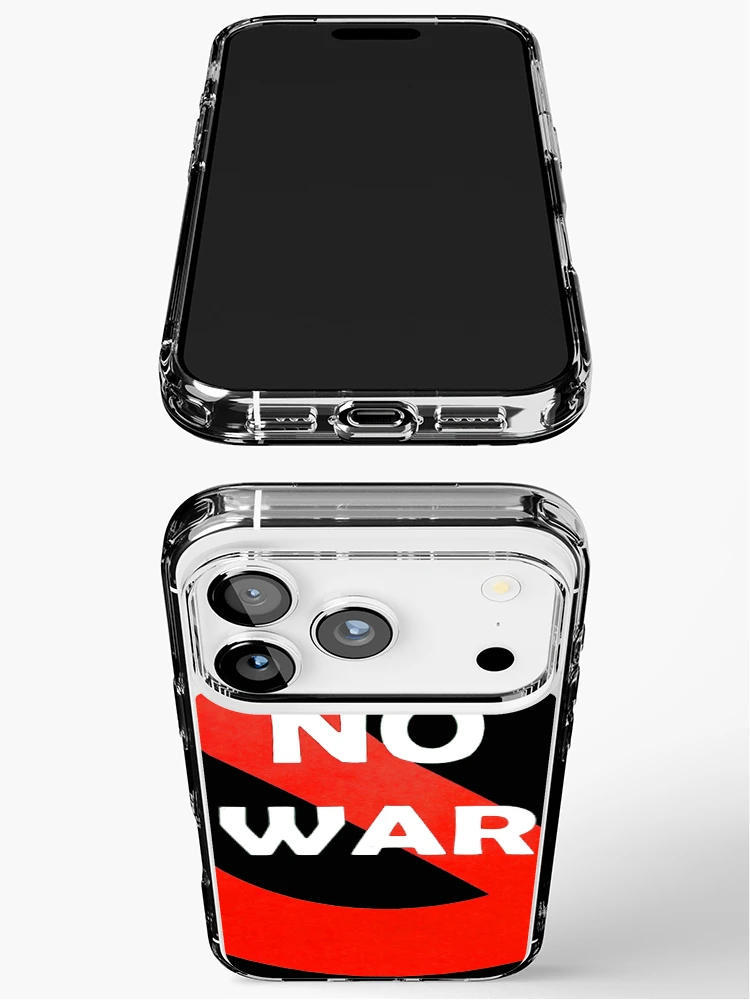 Thumbnail 3 of 5, iPhone Case, No war! designed and sold by RuthFurtado.