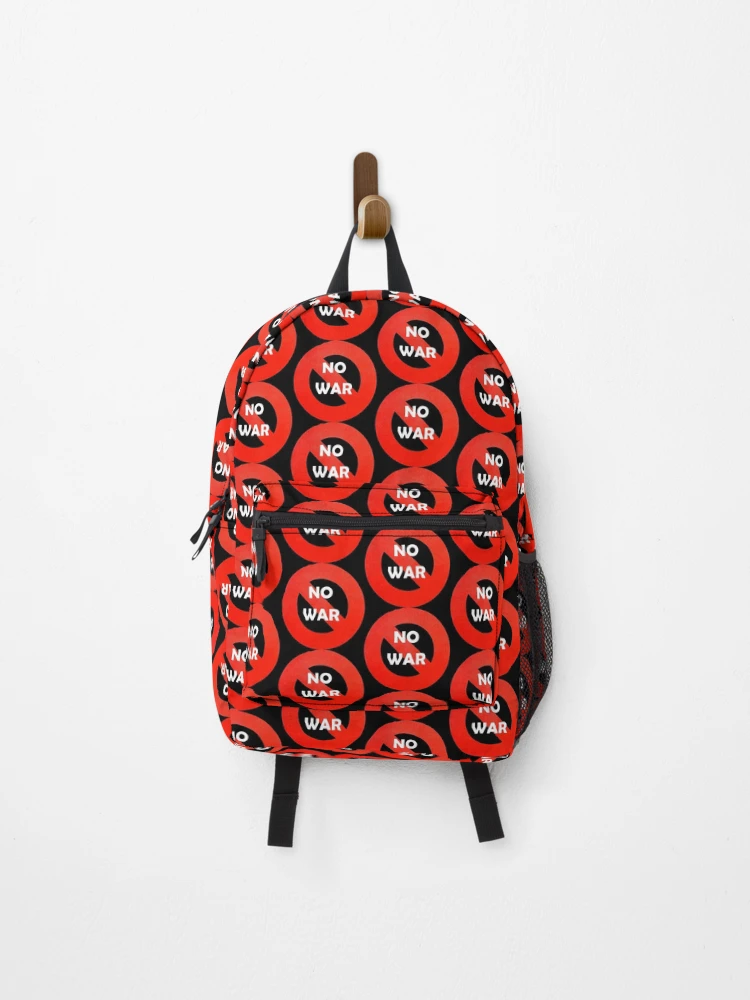 Thumbnail 1 of 3, Backpack, No war! designed and sold by RuthFurtado.
