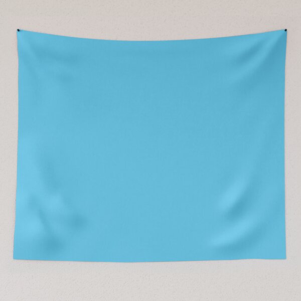 Item preview, Electric Blue Solid Plain Background designed and sold by burbankdesigns.