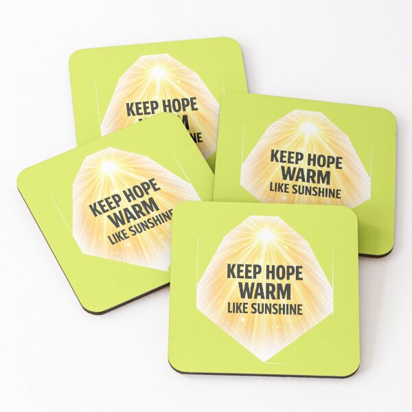 Item preview, Keep Hope Warm Like Sunshine – Island Light Motivation designed and sold by Inspirational Jamaican.