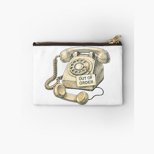 Item preview, Retro Telephone – Out of Order Sticker Illustration designed and sold by Felixuss.
