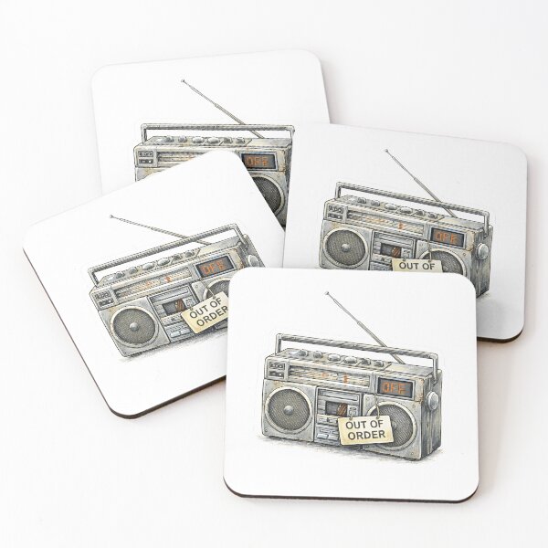 Item preview, Retro Radio – Out of Order Sticker Illustration designed and sold by Felixuss.