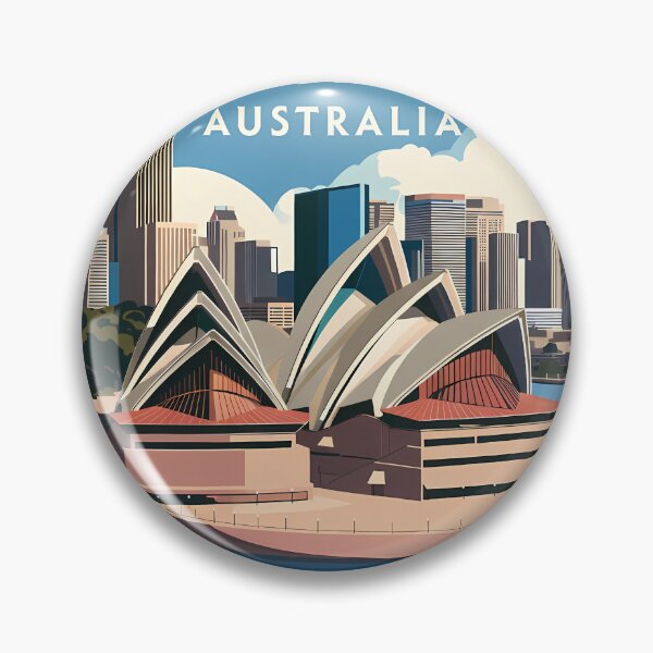 Item preview, Sydney Australia Vintage Travel Wall Art designed and sold by Atlas Poster Co..
