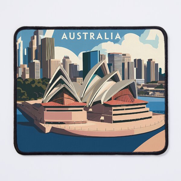 Item preview, Sydney Australia Vintage Travel Wall Art designed and sold by Atlas Poster Co..