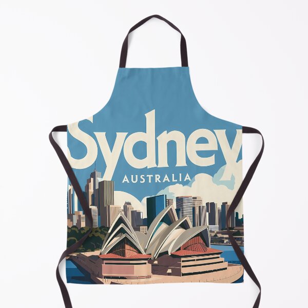 Item preview, Sydney Australia Vintage Travel Wall Art designed and sold by Atlas Poster Co..