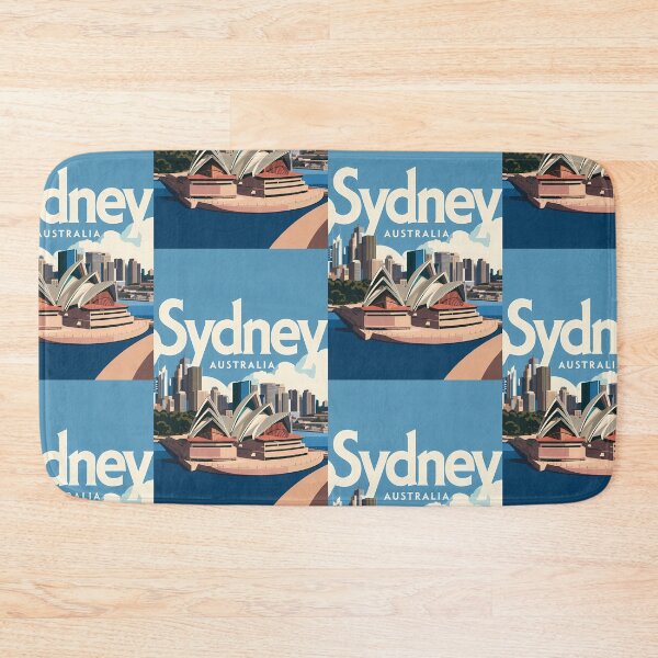 Item preview, Sydney Australia Vintage Travel Wall Art designed and sold by Atlas Poster Co..