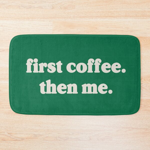 Item preview, Kopie von First Coffee Then Me Minimalist Coffee Quote designed and sold by Kunst&Kontrast.