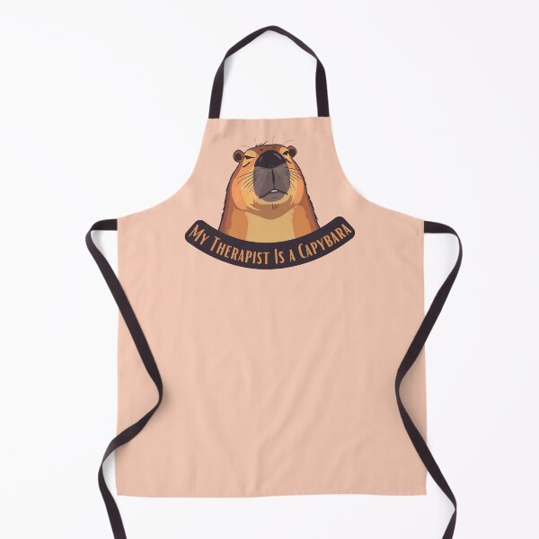 Item preview, My Therapist Is a Capybara – Mental Health Humor designed and sold by Sir Capy B.
