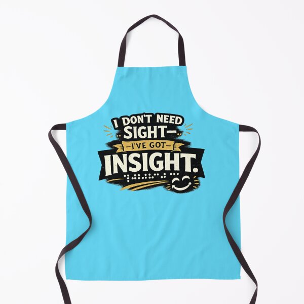 Item preview, I Don’t Need Sight I’ve Got Insight Shirt – Blind Pride Disability Positivity Tee with Braille Graphic designed and sold by vampbabe54.