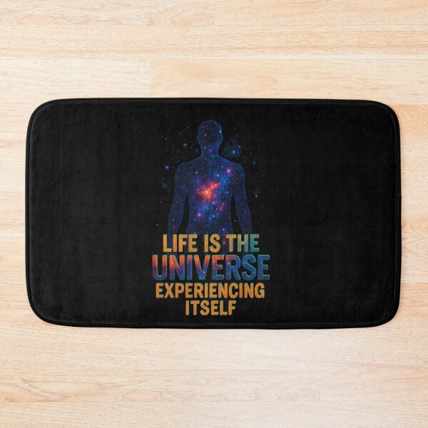 Item preview, Life Is The Universe Experiencing Itself – Cosmic Human Silhouette Galaxy Art designed and sold by leyfinder.