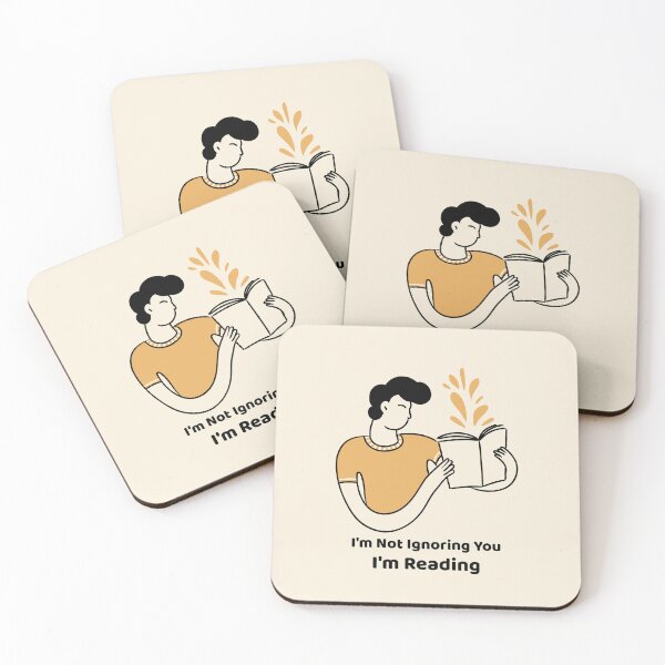 Item preview, I'm Not Ignoring You Funny Bookworm designed and sold by Sachie's Studio.