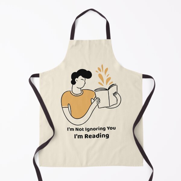 Item preview, I'm Not Ignoring You Funny Bookworm designed and sold by Sachie's Studio.