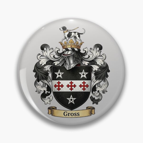 Item preview, The Gross Family Coat of Arms designed and sold by BagTown Clans.