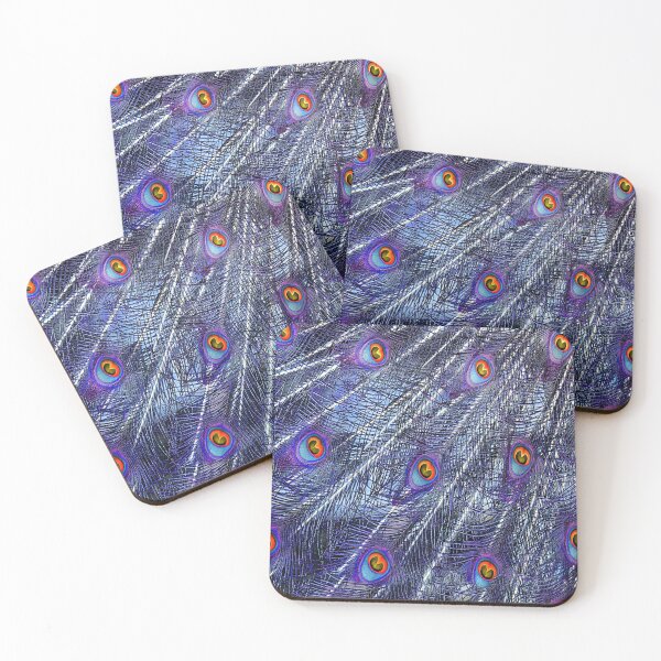 Item preview,  Peacock pattern blue art designed and sold by Natart1004.