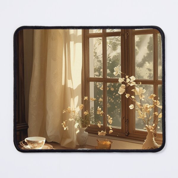 Item preview, Morning Writing Desk – Light Academia Interior Art designed and sold by semenol.