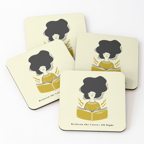 Item preview, Between the Covers All Night Funny Bookworm designed and sold by Sachie's Studio.