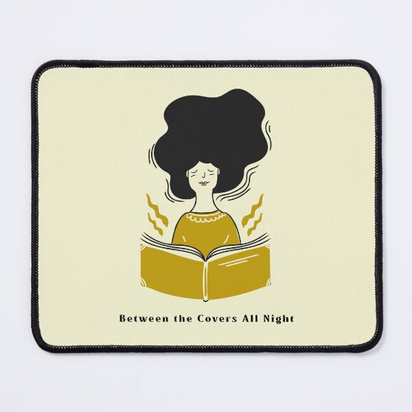 Item preview, Between the Covers All Night Funny Bookworm designed and sold by Sachie's Studio.