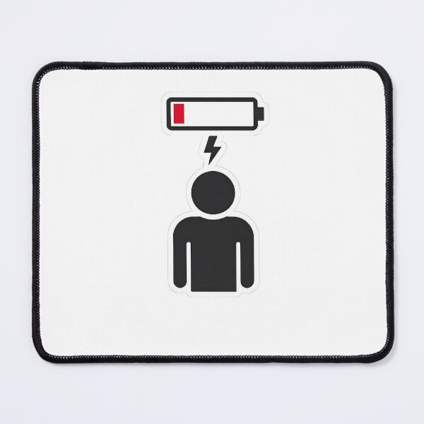 Artikelvorschau, Niedriger Batteriestand – Aufkleber für minimalistische moderne Technik entworfen und verkauft von silentCommit.