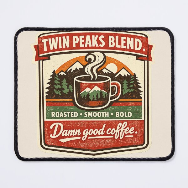 Item preview, Twin Peaks Blend — Coffee Tin Illustration designed and sold by peaknerd.