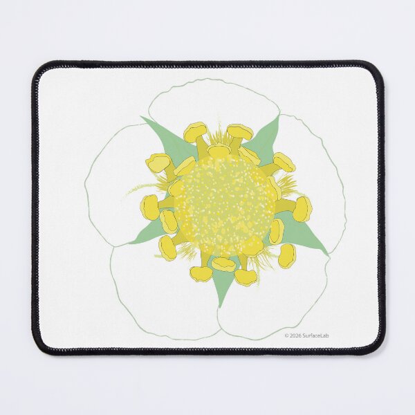 Item preview, Wild Strawberry Flower Botanical Illustration – Cottagecore Floral Art with Transparent Background designed and sold by SurfaceLab.