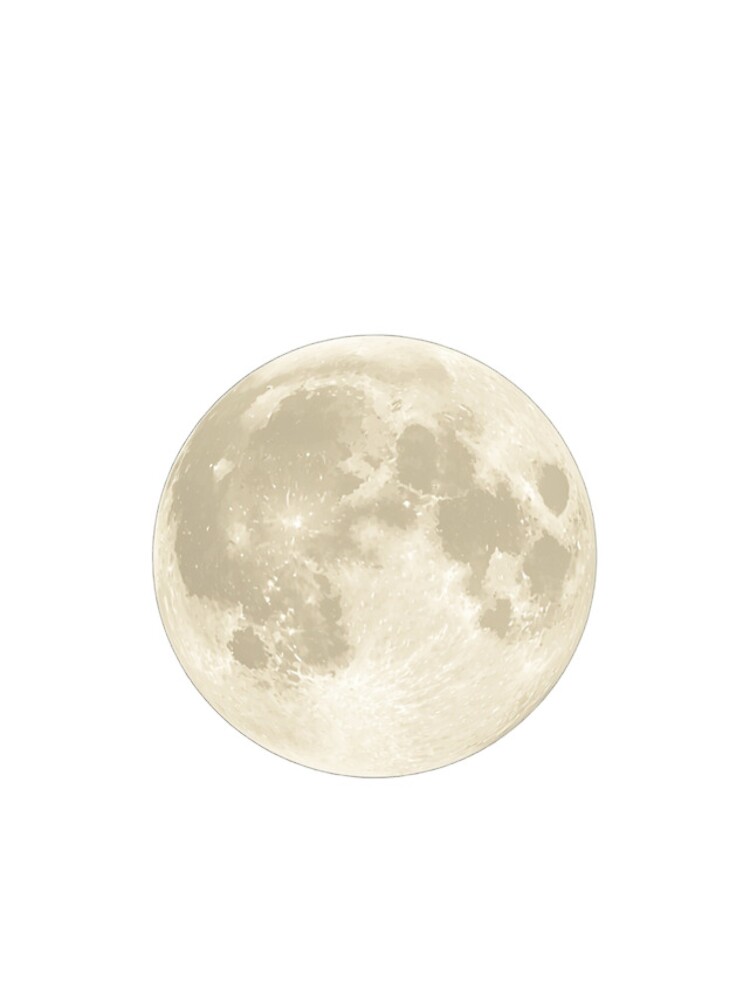 Thumbnail 4 of 4, iPhone Case, Full Moon designed and sold by TheInkyLine.