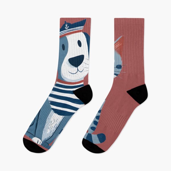 Item preview, Sailor Paws on Deck designed and sold by Retro Whimsy.