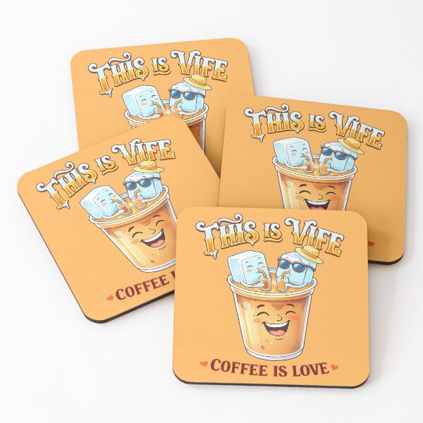 Item preview, coffee stickers designed and sold by Bakyun.