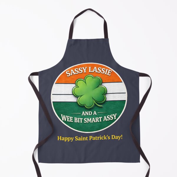 Item preview, St Patrick Day Sassy Lassie Funny Shamrock Irish  designed and sold by gear-posters.