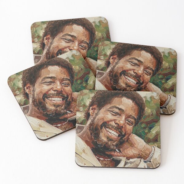 Item preview, The Maestro of Love – Barry White Expressive Oil Portrait designed and sold by Art's Diner.
