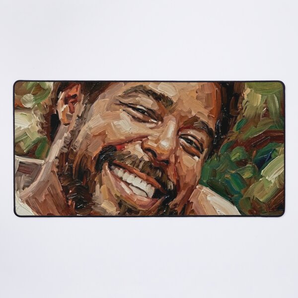 Item preview, The Maestro of Love – Barry White Expressive Oil Portrait designed and sold by Art's Diner.
