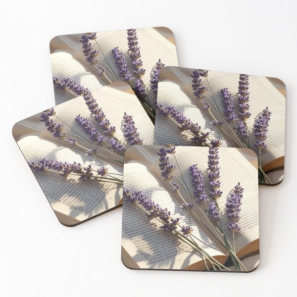 Item preview, Poetry Book with Pressed Lavender – Romantic Academic Print designed and sold by semenol.