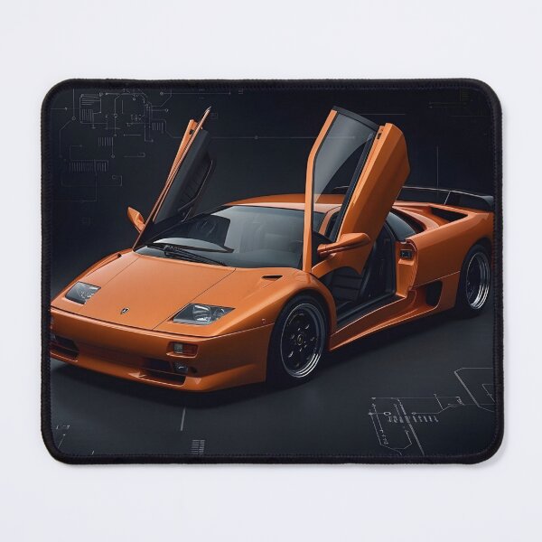 Item preview, Lamborghini Diablo Supercar Poster Classic Lamborghini Wall Art designed and sold by Motorline44.