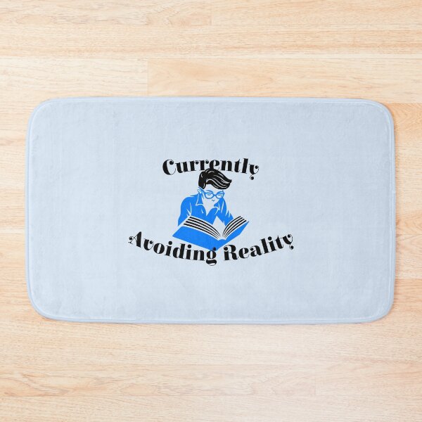 Item preview, Currently Avoiding Reality Funny Bookworm designed and sold by Sachie's Studio.