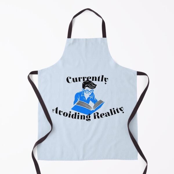 Item preview, Currently Avoiding Reality Funny Bookworm designed and sold by Sachie's Studio.