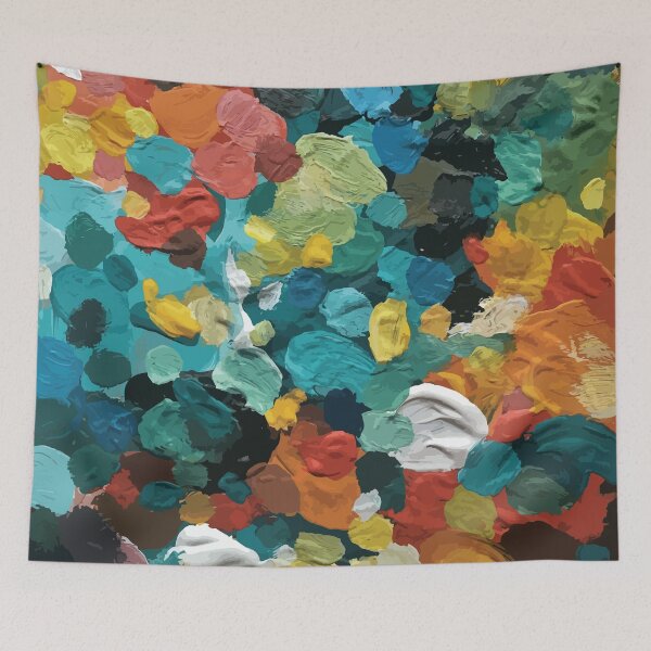 Item preview, Vibrant Multicolor Abstract Paint Strokes designed and sold by Arturo Daniel Garcia Palomo.