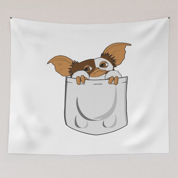 Item preview, Pocket with Gremlin Gizmo funny optical effect | budflux.com designed and sold by Budflux.