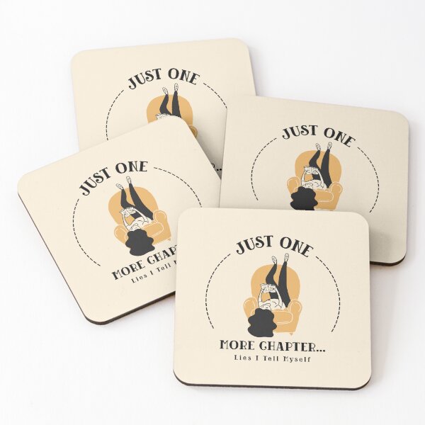 Item preview, Just One More Chapter (B) Funny Bookworm designed and sold by Sachie's Studio.